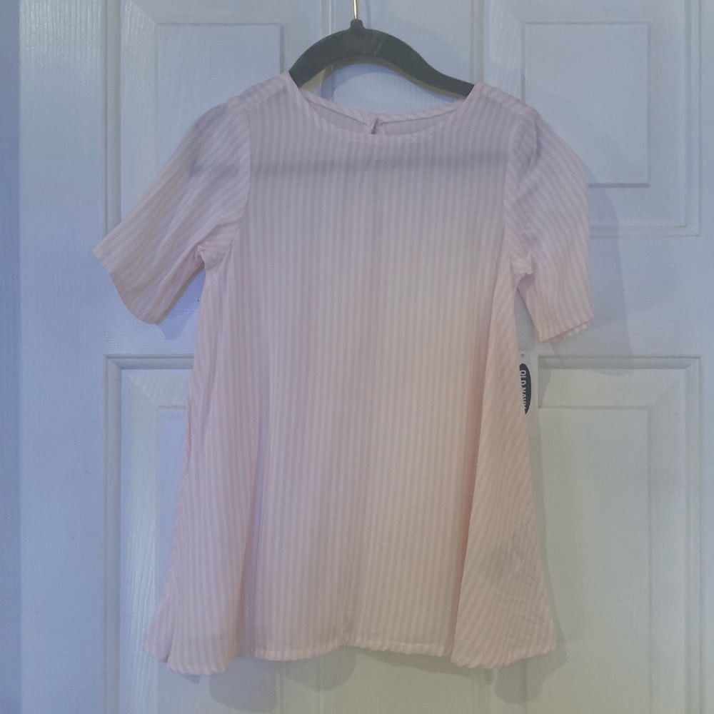 NWT 18-24 month pink and white dress